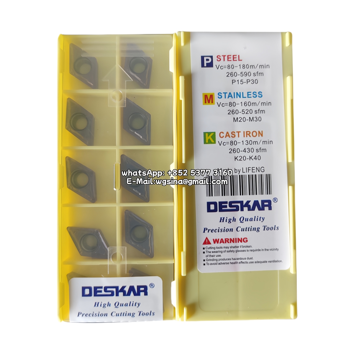 DCMT11T308 LF6018 Deskar 100% Original Cutting Tools 10 pcs