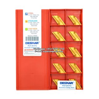 Original Deskar KNUX160405L-11 LF6028 Carbide Insert - Parallelogram 55° (10 PCS)