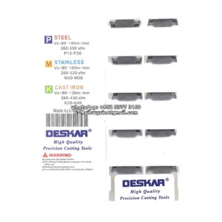 Original Deskar MGGN150-JM LF6008 Carbide Insert - Diamond 86° | Steel & More (10 PCS)