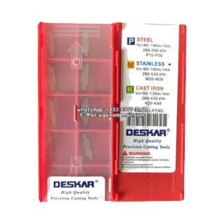 Original Deskar MGMN500-JH LF6028 Carbide Insert - Diamond 86° | Steel, Stainless Steel (10 PCS)