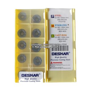 Original Deskar RDMT1204MO-MQ LF6018 Carbide Insert - Round (10 PCS)