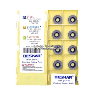 Original Deskar RPMT1204MOE-JS LF6018 Carbide Insert - Round | Steel, Stainless Steel (10 PCS)