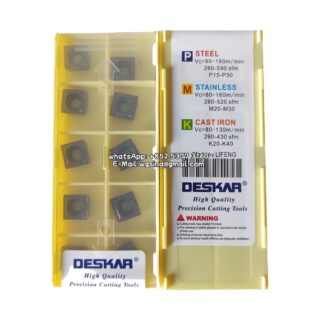 Original Deskar SCMT09T304 LF6018 Carbide Insert - Square | Steel & More (10 PCS)