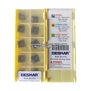 Original Deskar SCMT09T304 LF6018 Carbide Insert - Square (10 PCS)