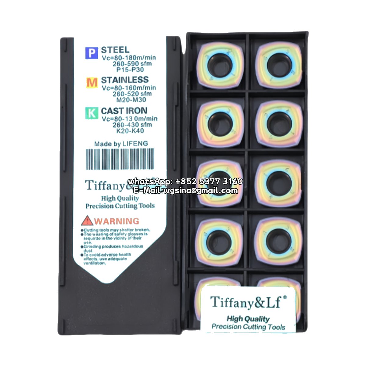 Original Deskar SDMT120512-PH TF618 Carbide Insert - Square | Steel & More (10 PCS)