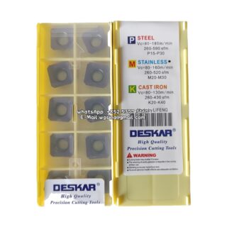 Original Deskar SEKT1204AFTN-XM LF6018 Carbide Insert - Square | Steel & More (10 PCS)