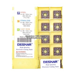 Original Deskar SNMG120404-MA LF6018 Carbide Insert - Square | Steel & More (10 PCS)
