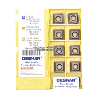 Original Deskar SNMG120412-MS LF6018 Carbide Insert - Square | Steel & More (10 PCS)