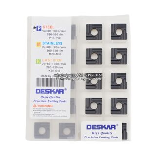 Original Deskar SNMG120408R-S LF9218 Carbide Insert - Square (10 PCS)
