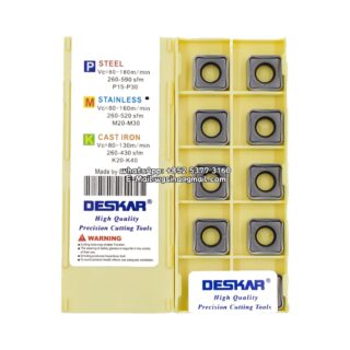 Original Deskar SNMX1205ANN-F57 LF6018 Carbide Insert - Square | Steel, Stainless Steel (10 PCS)