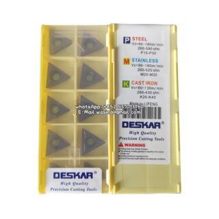 Original Deskar TCMT110204 LF6018 Carbide Insert - Triangle (10 PCS)