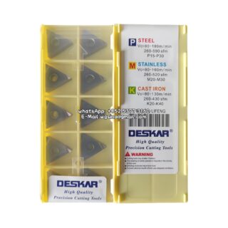 Original Deskar TNGG160404L-F LF6018 Carbide Insert - Triangle (10 PCS)