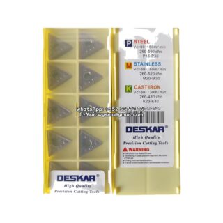 Original Deskar TNMG160404-JMS LF6018 Carbide Insert - Triangle | Steel & More (10 PCS)