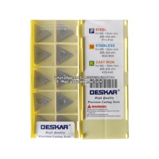 Original Deskar TNMG160408-JMS LF6018 Carbide Insert - Triangle (10 PCS)