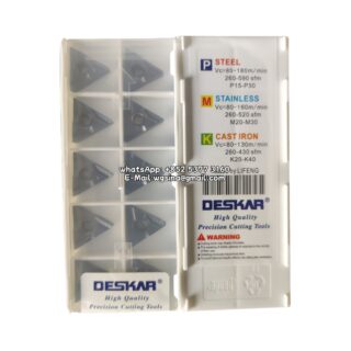 Original Deskar TNMG160408R-VF LF6008 Carbide Insert - Triangle (10 PCS)