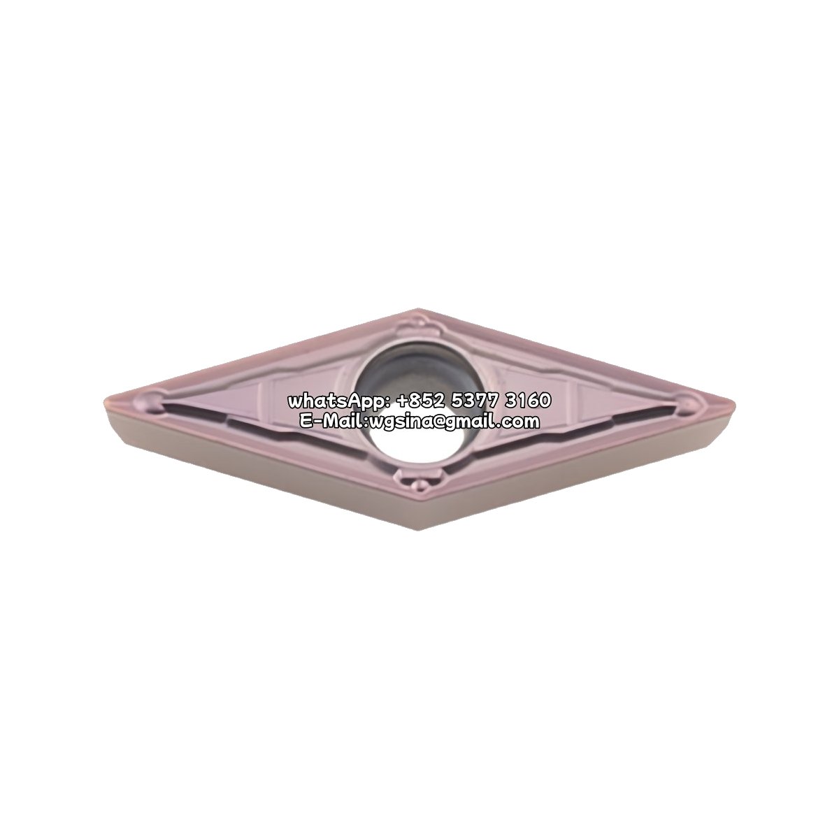 Original Deskar VBMT160404-MV LF6118 Carbide Insert - Diamond 35° | Steel & More (10 PCS)