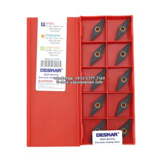 Original Deskar VNMG160408 LF3018 Carbide Insert - Diamond 35° (10 PCS)