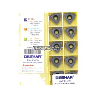 Original Deskar WCMT06T308-SF LF6018 Drill | Steel, Hardened Steel