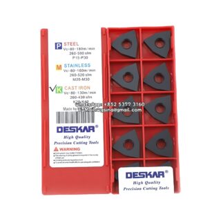 Original Deskar WNMA080404 LF3018 Carbide Insert - Trigon 80° | Steel & More (10 PCS)
