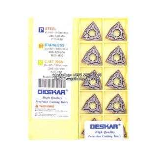 Original Deskar WNMG080404-MA LF6018 Carbide Insert - Trigon 80° (10 PCS)