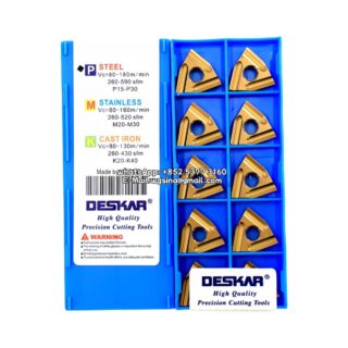 Original Deskar WNMG080404L-S LF9018 Carbide Insert - Trigon 80° (10 PCS)