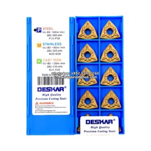 Original Deskar WNMG080412-TM LF9018 Carbide Insert - Trigon 80° | Steel (10 PCS)