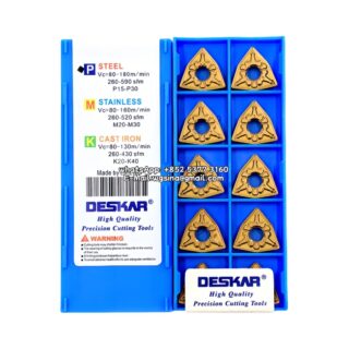 Original Deskar WNMG080412-TM LF9018 Carbide Insert - Trigon 80° (10 PCS)