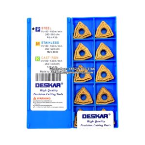 Original Deskar WNMG080412-ZM LF9018 Carbide Insert - Trigon 80° | Steel & More (10 PCS)