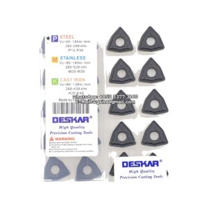 Original Deskar WNMG080412-ZM LF9218 Carbide Insert - Trigon 80° | Steel & More (10 PCS)