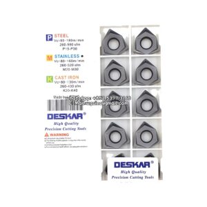 Original Deskar WNMU060508EN-GM LF6018 Carbide Insert - Trigon 80° | Steel & More (10 PCS)