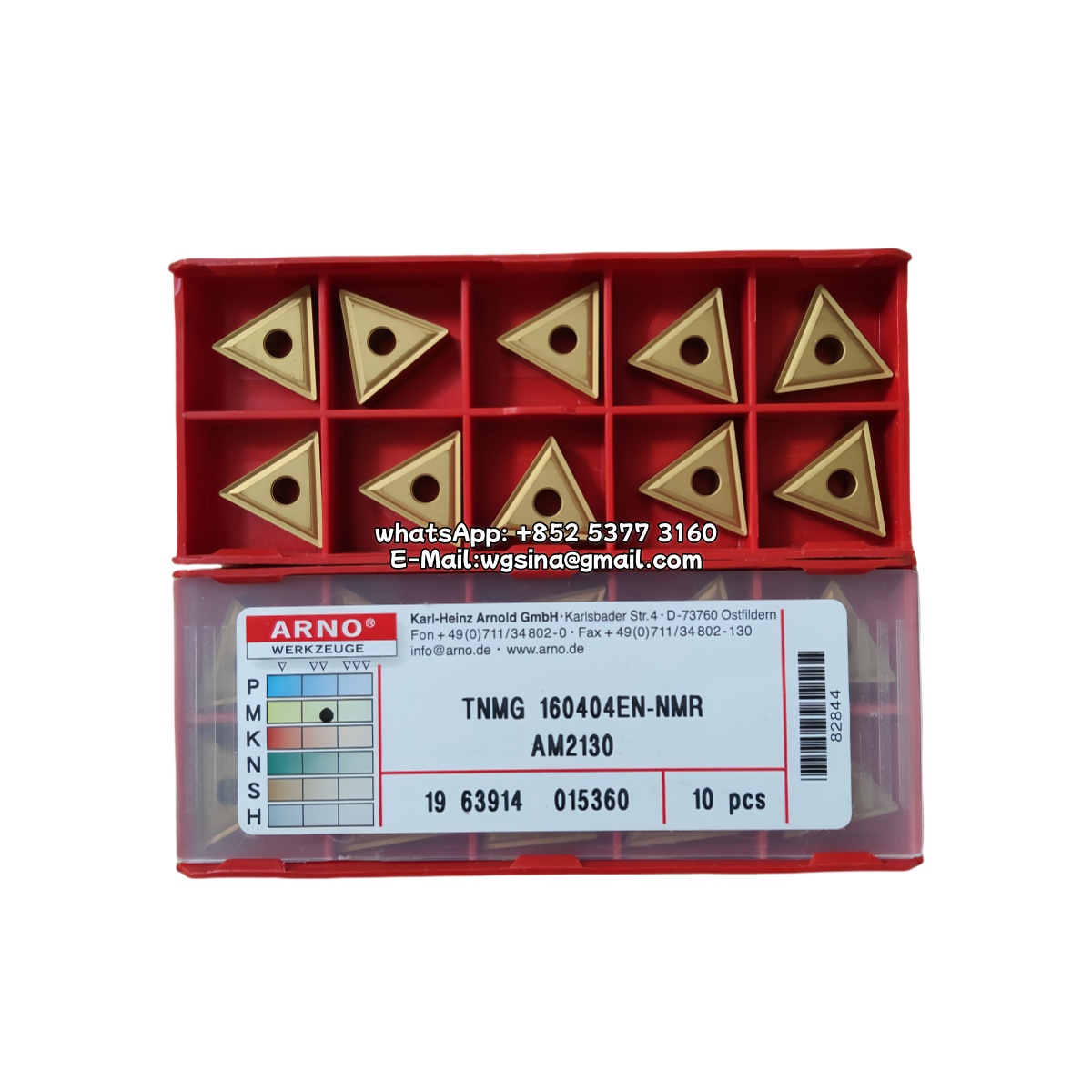ARNO 100% Original TNMG160404EN-NMR AM2130 Cutting Tools 10PCS