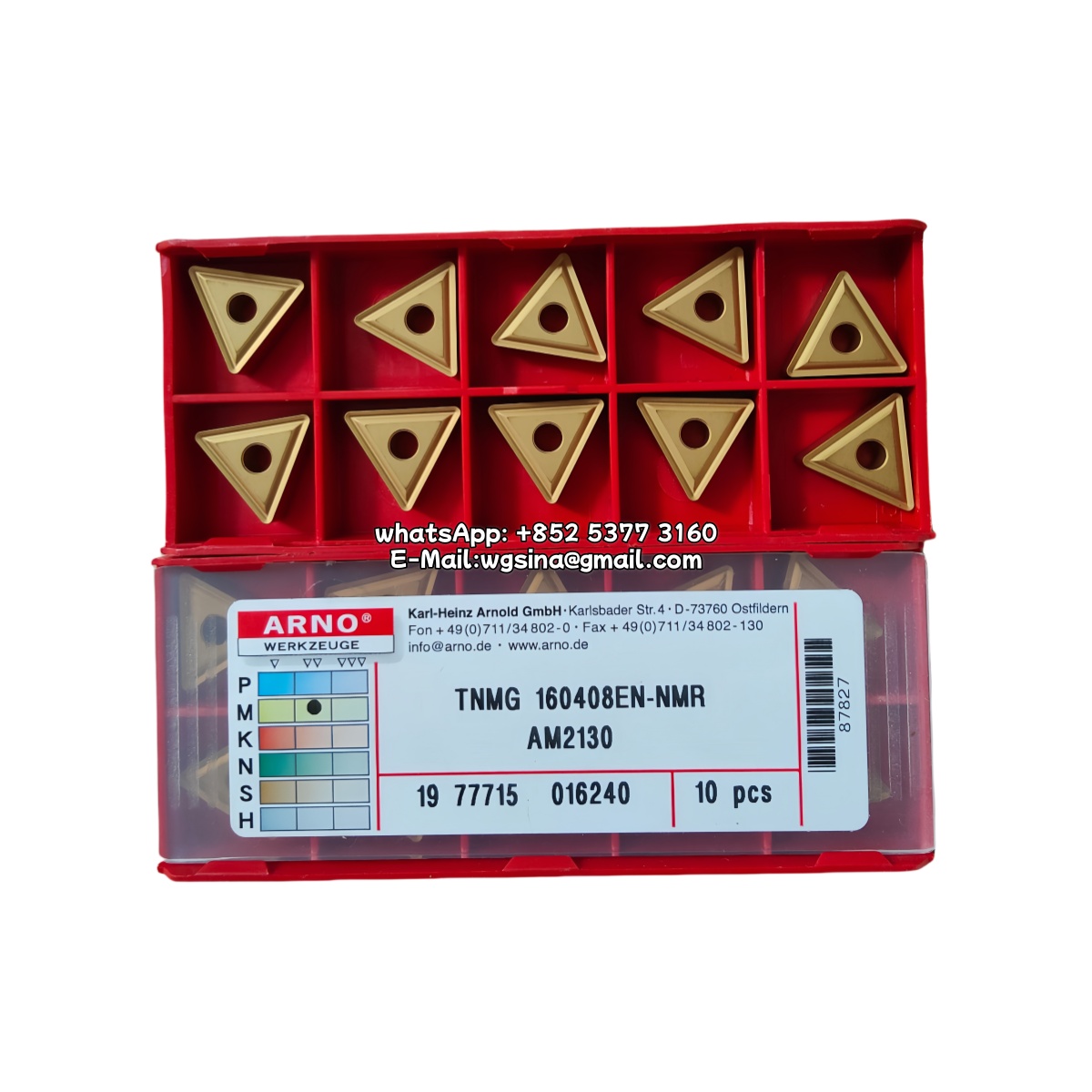 ARNO 100% Original TNMG160408EN-NMR AM2130 Cutting Tools 10PCS