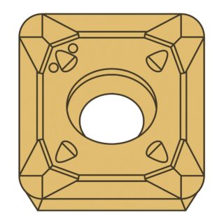 Original Kyocera SPCT10T316EN-SD PR0725 Carbide Milling Insert - Square