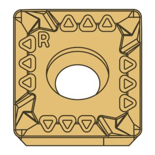 Original Kyocera SPET10T308ER-SB PR0725 Carbide Milling Insert - Square