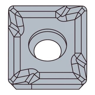 Original Kyocera SPCT10T312FL-SE PR0110 Carbide Milling Insert - Square
