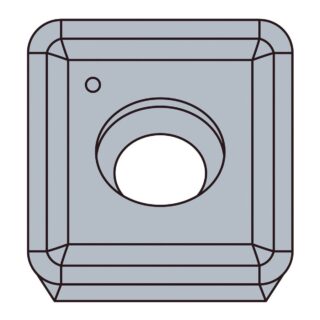Original Kyocera SPCT10T316FN-SE PR0110 Carbide Milling Insert - Square