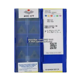 Original Zcc TNMG160404-PM YBC152 Carbide Insert - Triangle (10 PCS)