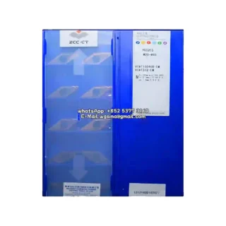 Original Zcc VCMT160408EM YBG205 Carbide Insert - Diamond 35° | Steel (10 PCS)