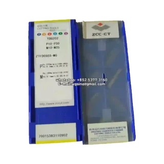 Original Zcc ZTED0303-MG YBG202 Carbide Insert | Steel (10 PCS)