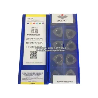 Original Zcc WPGT080615ZSR YBG212 Carbide Insert - Trigon 80° (10 PCS)