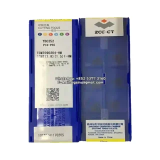 Original Zcc TCMT090204-HM YBC252 Carbide Insert - Triangle (10 PCS)