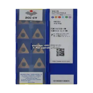 Original Zcc TCMT16T308-HM YBC251 Carbide Insert - Triangle (10 PCS)