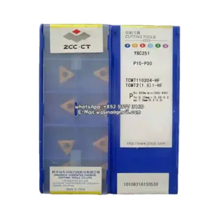 Original Zcc TCMT110204-HF YBC251 Carbide Insert - Triangle (10 PCS)