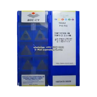 Original Zcc TCMT16T308-HM YBC252 Carbide Insert - Triangle (10 PCS)