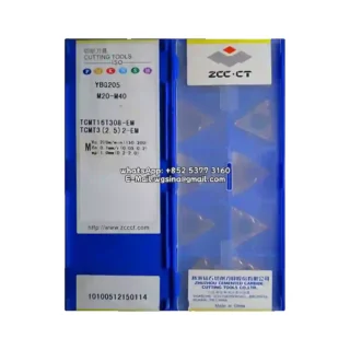 Original Zcc TCMT16T308-EM YBG205 Carbide Insert - Triangle | Steel (10 PCS)