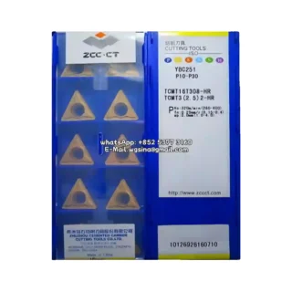Original Zcc TCMT16T308-HR YBC251 Carbide Insert - Triangle (10 PCS)