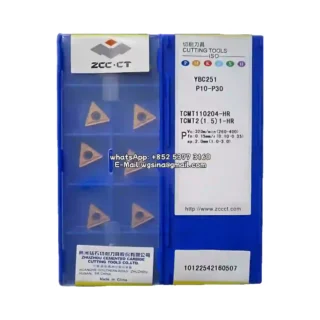 Original Zcc TCMT110204-HR YBC251 Carbide Insert - Triangle (10 PCS)