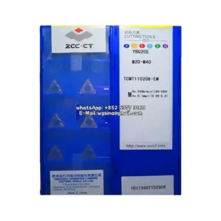 Original Zcc TCMT110208-EM YBG205 Carbide Insert - Triangle | Steel (10 PCS)