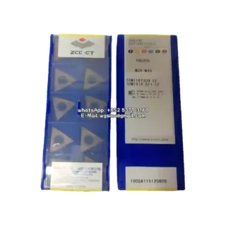 Original Zcc TCMT16T304-EF YBG205 Carbide Insert - Triangle | Steel (10 PCS)