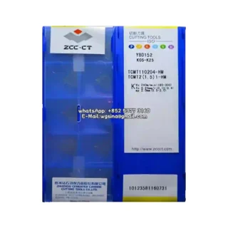 Original Zcc TCMT110204-HM YBD152 Carbide Insert - Triangle | Cast Iron (10 PCS)